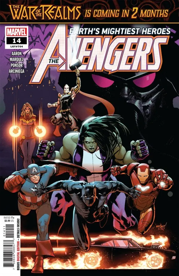 Cover of Avengers #14 (704)