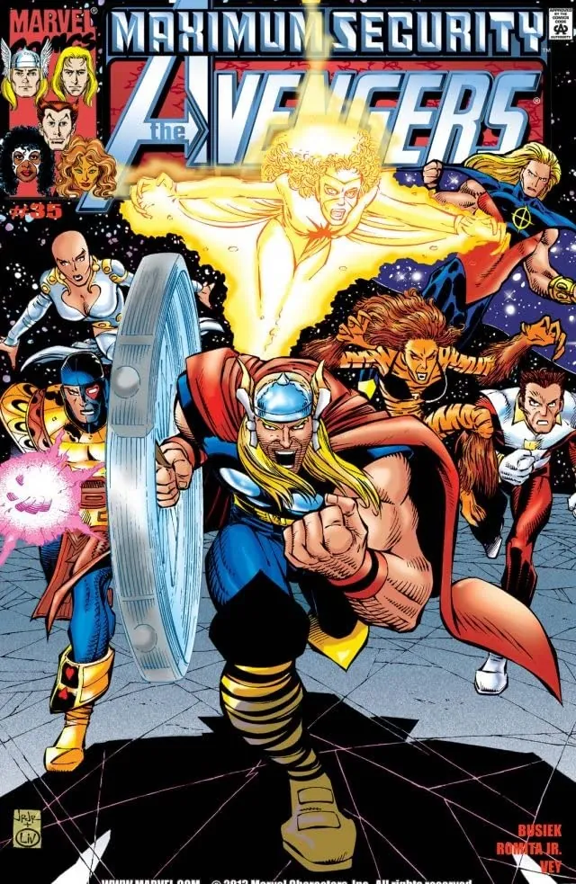 Cover of Avengers #35