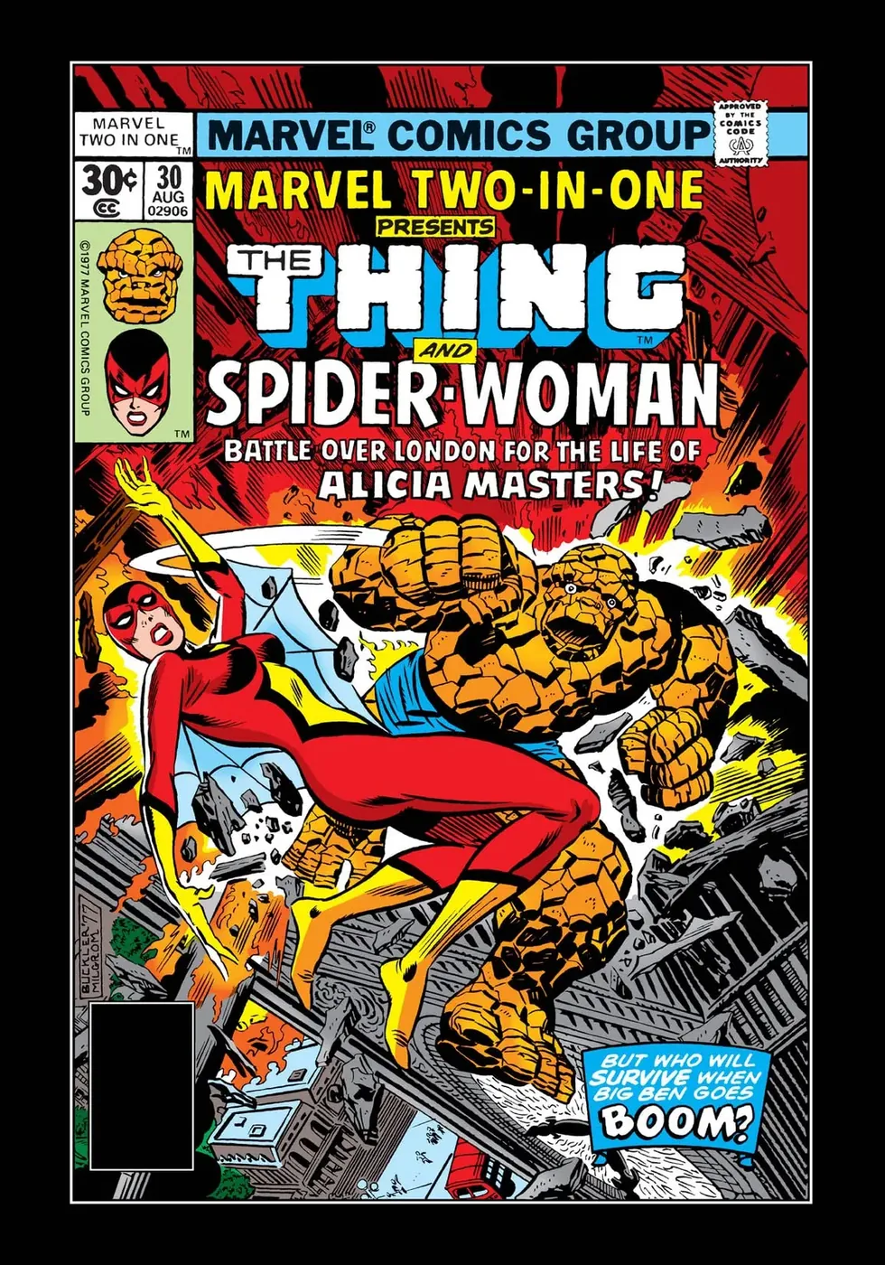 Cover of Marvel Two-in-One #30
