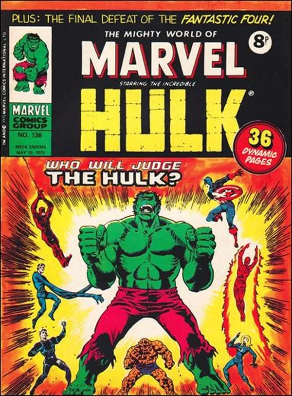 Cover of The Mighty World of Marvel #136