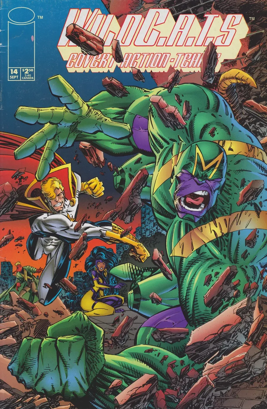 Cover of WildC.A.T.s: Covert Action Teams #14