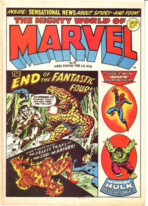 Cover of The Mighty World of Marvel #19