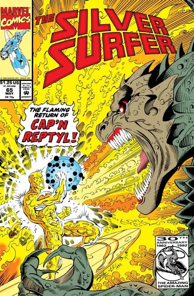 Cover of Silver Surfer #65