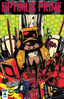 Cover of Optimus Prime #4