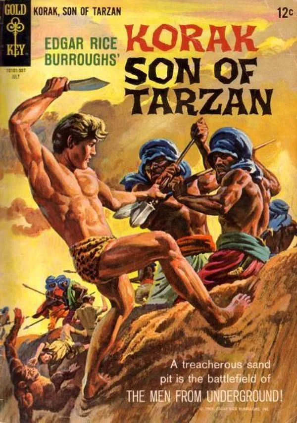 Cover of Edgar Rice Burroughs Korak, Son of Tarzan #9