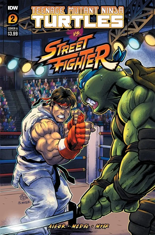 Cover of Teenage Mutant Ninja Turtles vs. Street Fighter #2