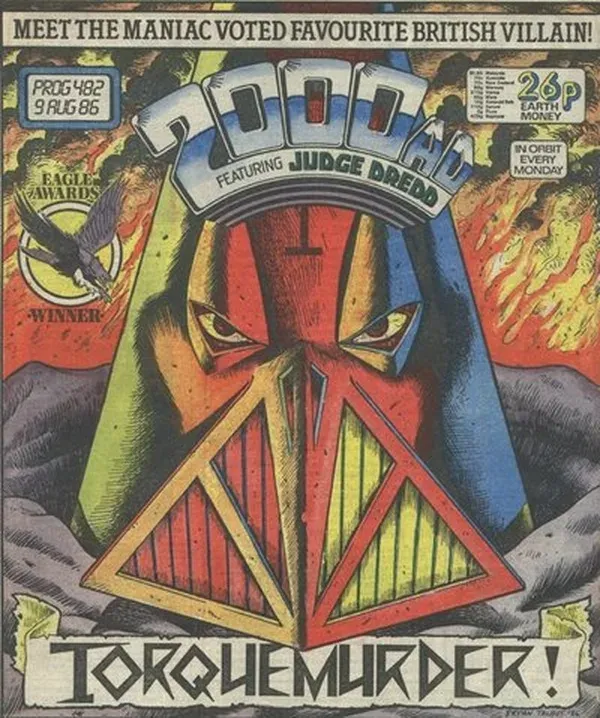 Cover of 2000 AD #482