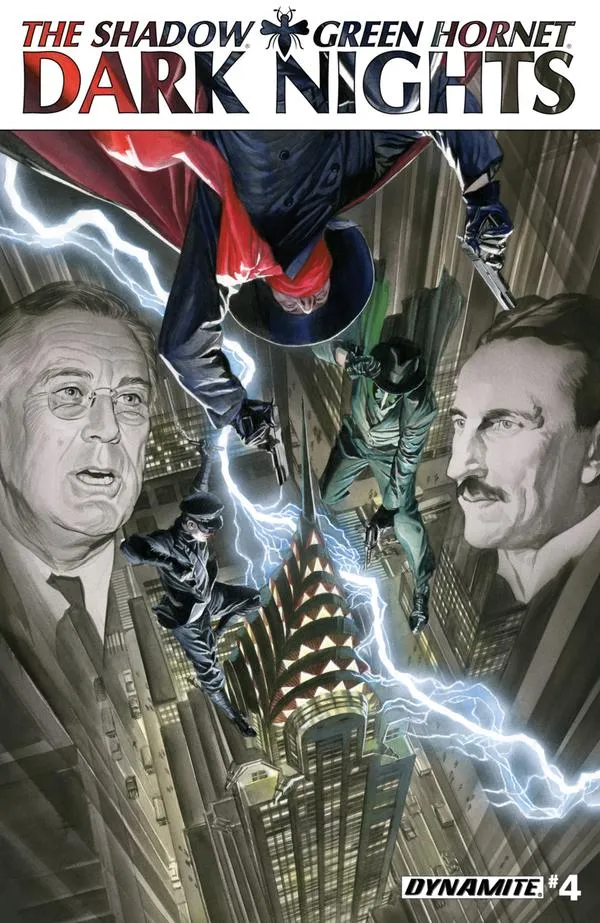 Cover of The Shadow / Green Hornet: Dark Nights #4