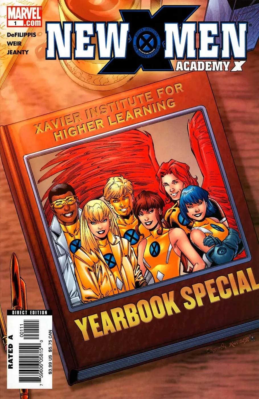 Cover of New X-Men: Academy X Yearbook #1