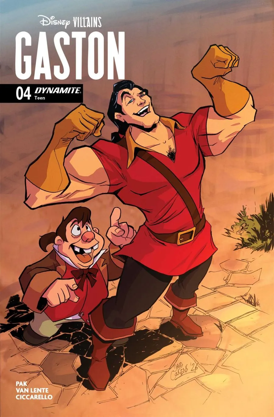 Cover of Disney Villains: Gaston #4