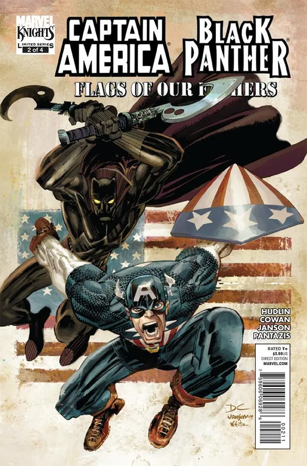Cover of Captain America / Black Panther: Flags of Our Fathers #2