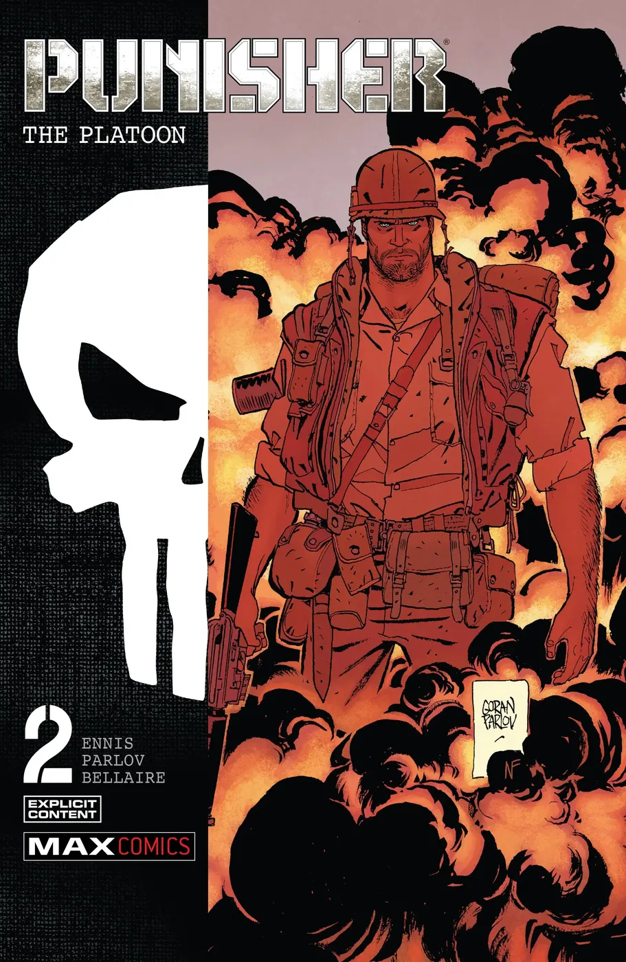 Cover of Punisher Max: The Platoon #2