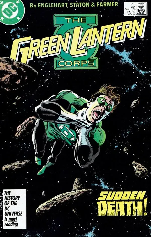 Cover of The Green Lantern Corps #212