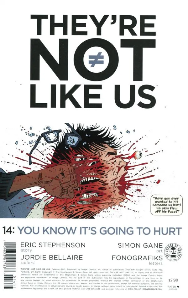 Cover of They're Not Like Us #14