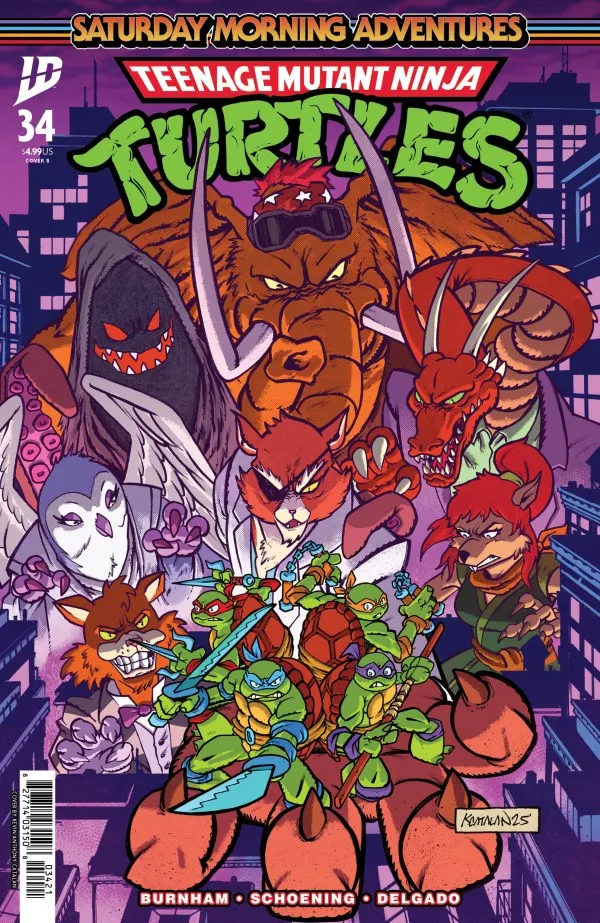 Cover of Teenage Mutant Ninja Turtles: Saturday Morning Adventures #34