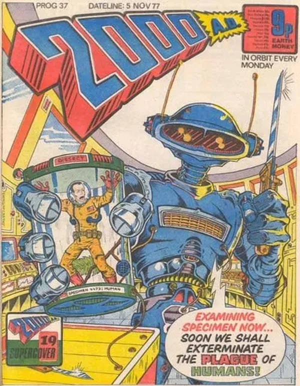 Cover of 2000 AD #37