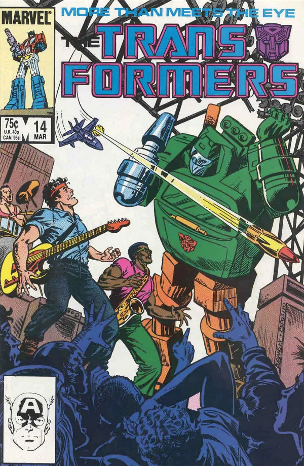Cover of The Transformers #14