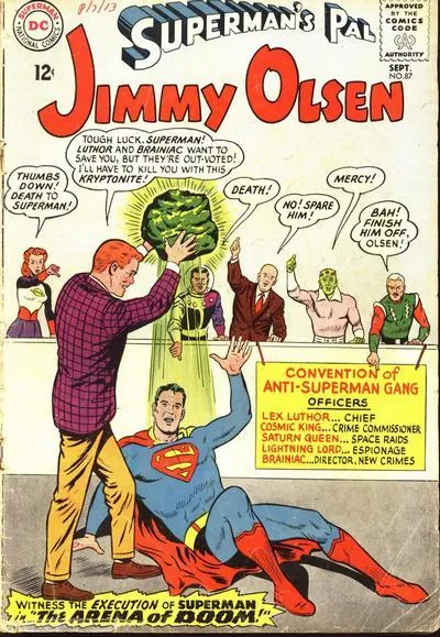 Cover of Superman's Pal, Jimmy Olsen #87