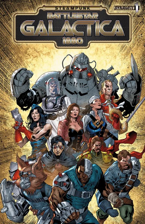 Cover of Steampunk Battlestar Galactica 1880 #1
