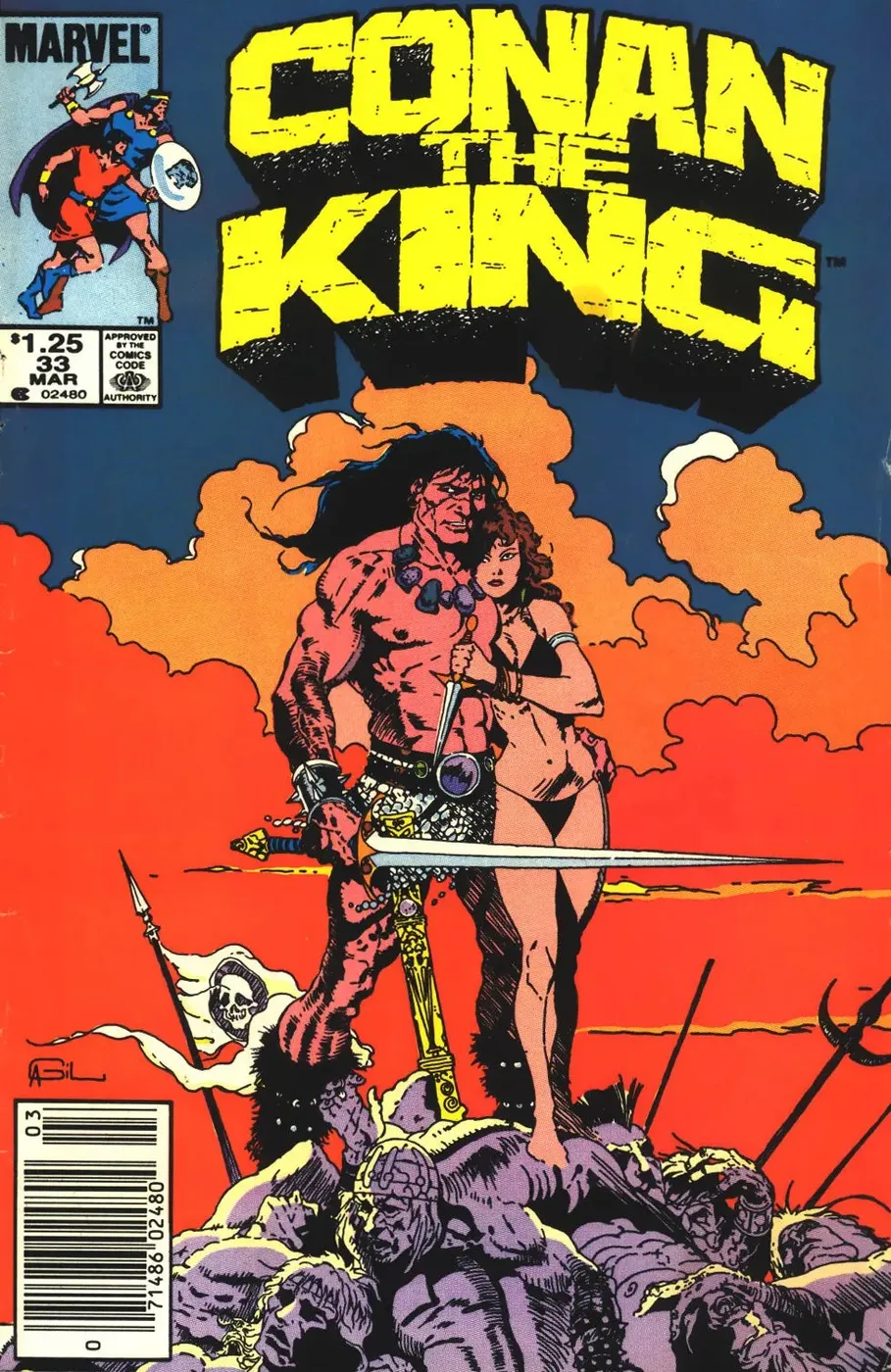 Cover of Conan the King #33