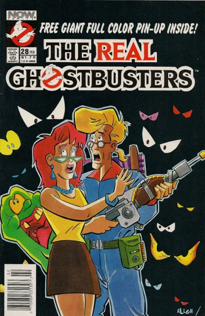 Cover of The Real Ghostbusters #28