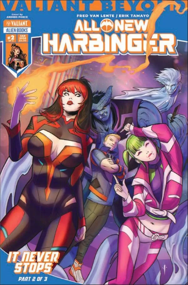 Cover of Valiant Beyond: All-New Harbinger - It Never Stops #1