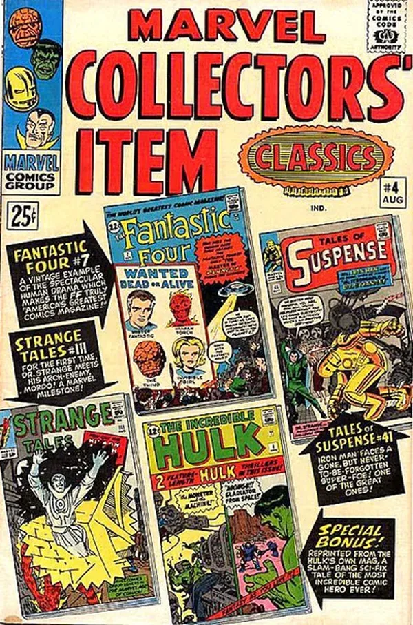 Cover of Marvel Collectors' Item Classics #4
