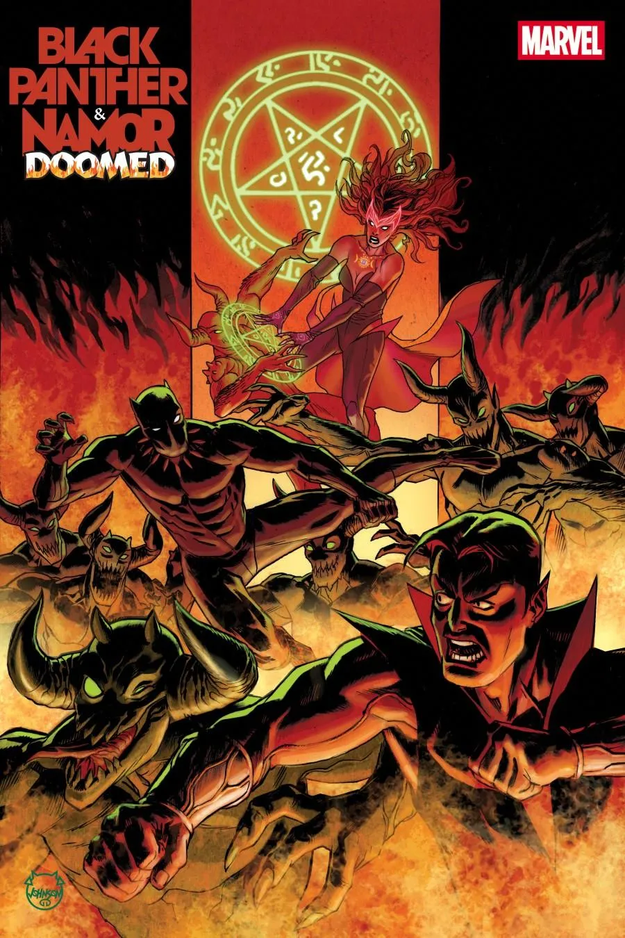 Cover of Black Panther / Namor: Doomed #2
