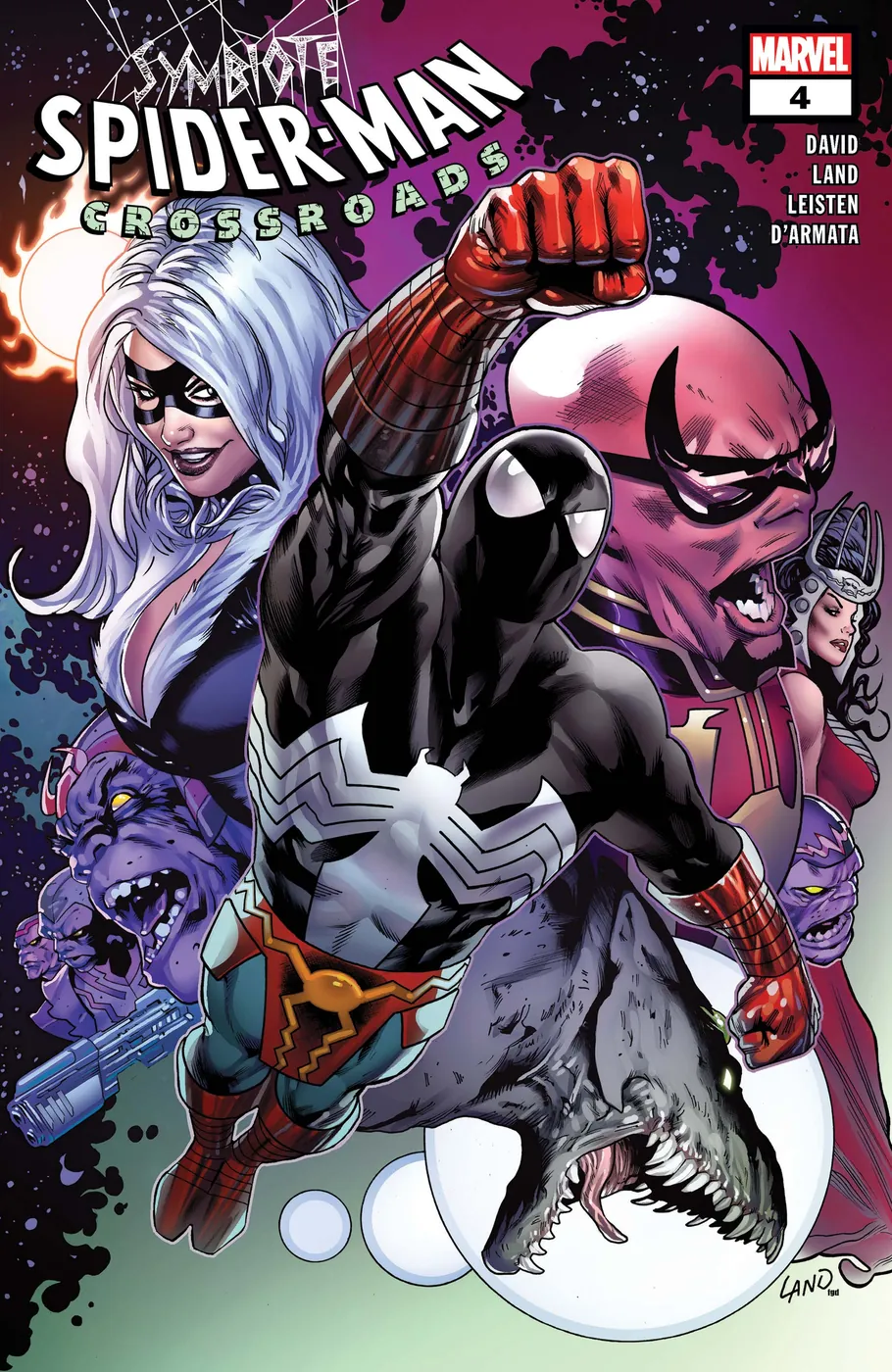 Cover of Symbiote Spider-Man: Crossroads #4