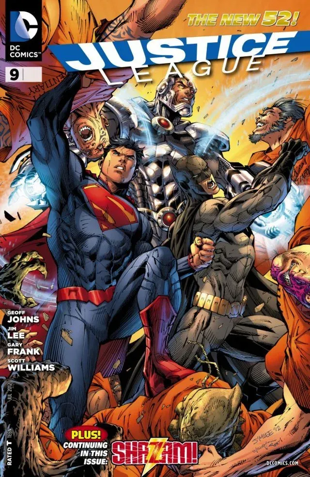 Cover of Justice League #9