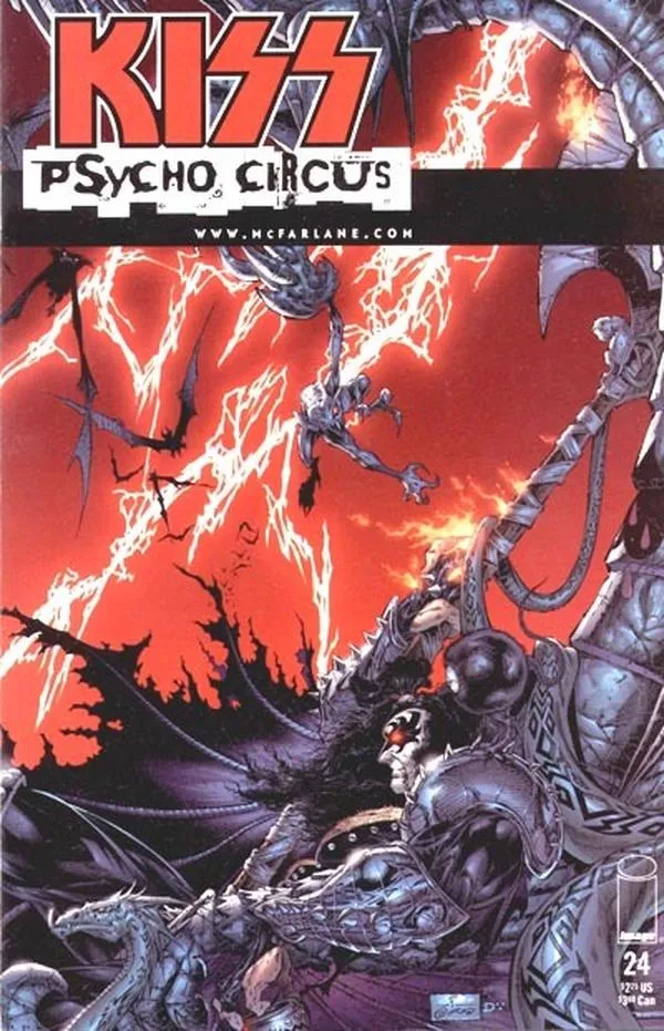 Cover of Kiss: Psycho Circus #24