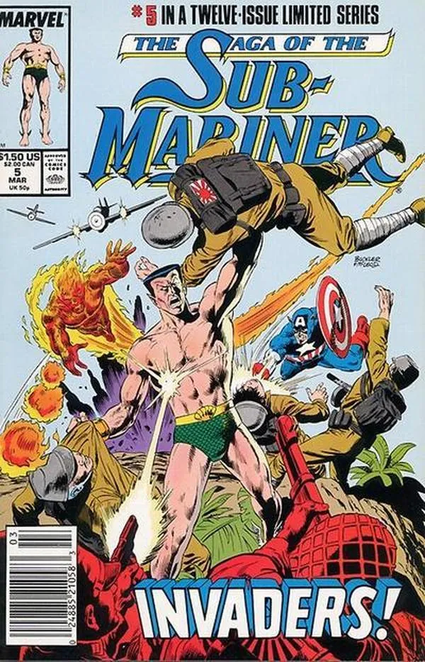 Cover of Saga of the Sub-Mariner #5