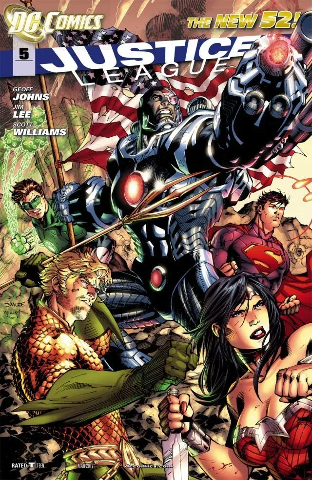 Cover of Justice League #5