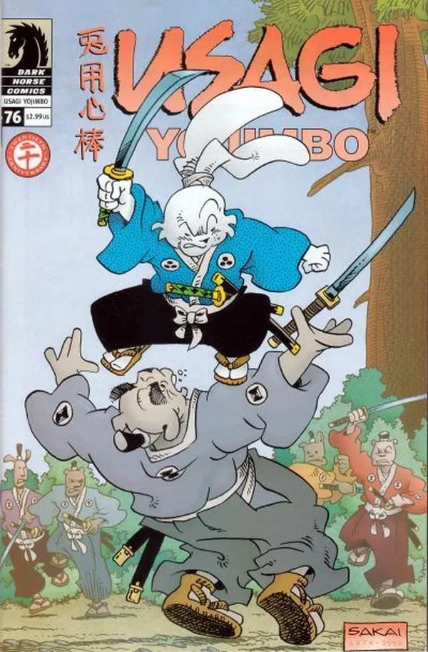Cover of Usagi Yojimbo #76