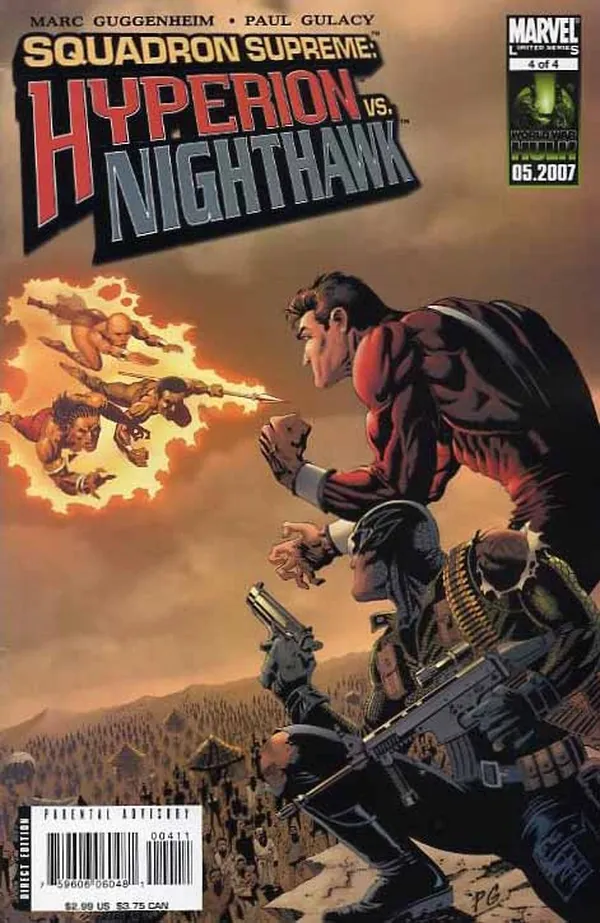 Cover of Squadron Supreme: Hyperion vs. Nighthawk #4
