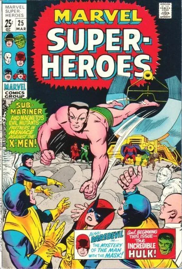 Cover of Marvel Super-Heroes #25
