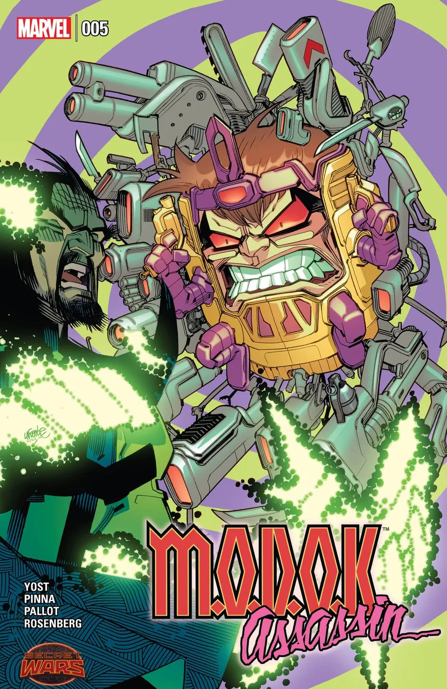 Cover of M.O.D.O.K. Assassin #5