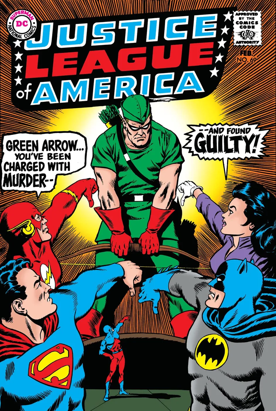 Cover of Justice League of America #69