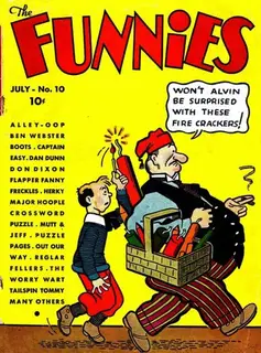 Cover of The Funnies #10