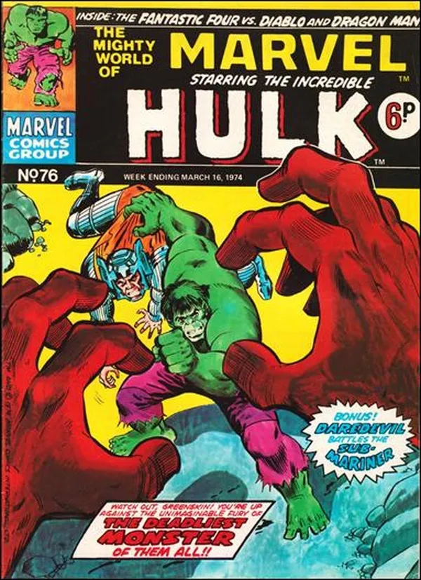 Cover of The Mighty World of Marvel #76
