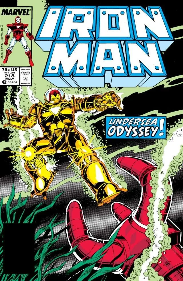 Cover of Iron Man #218