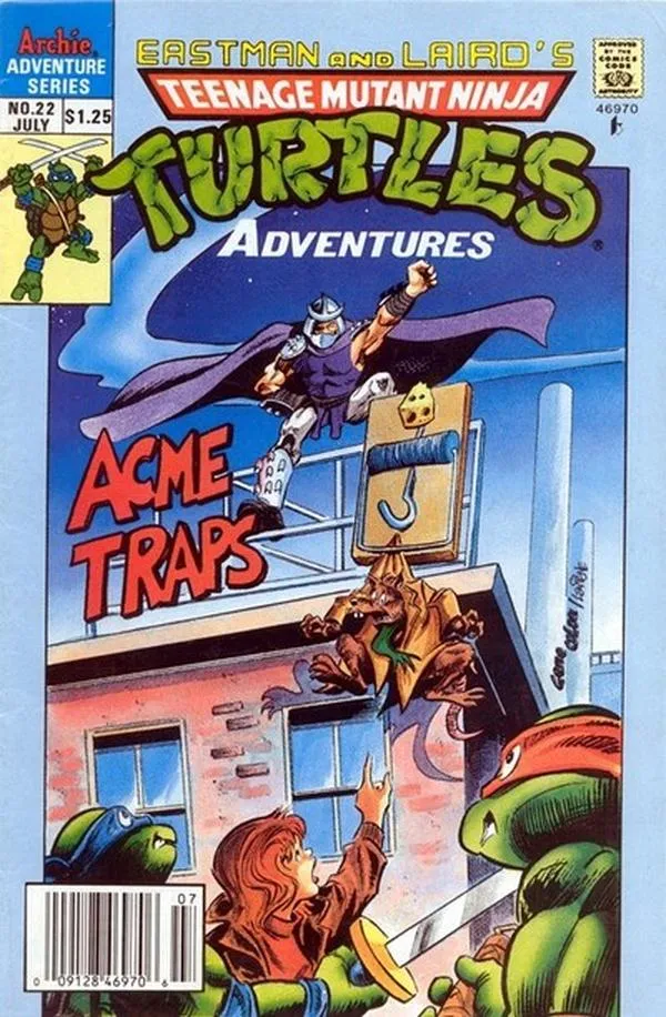 Cover of Teenage Mutant Ninja Turtles Adventures #22