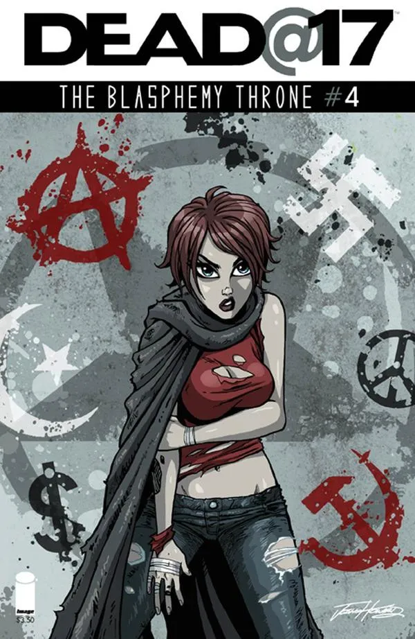 Cover of Dead@17: The Blasphemy Throne #4