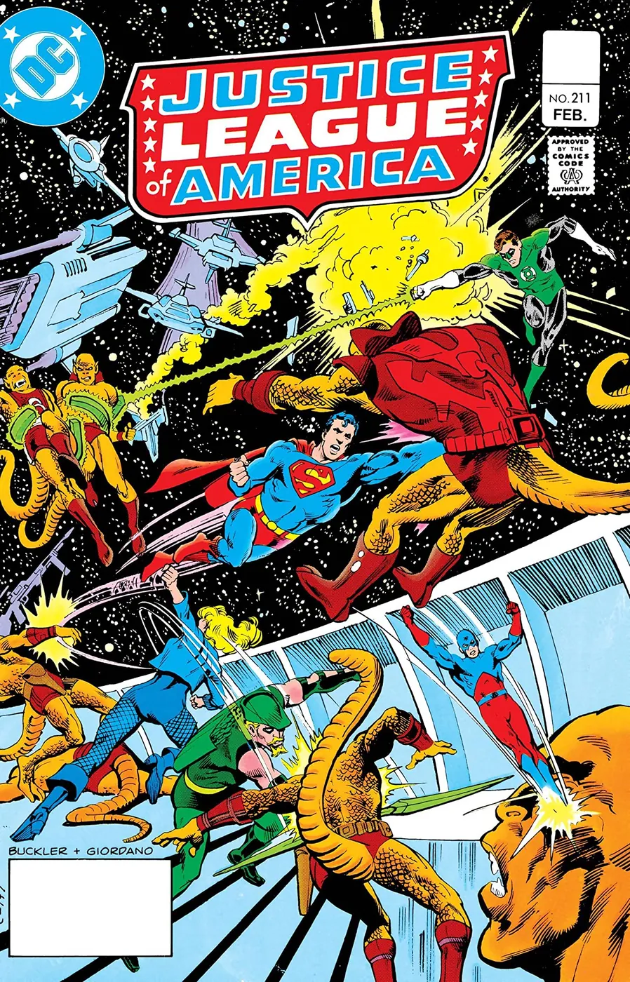 Cover of Justice League of America #211