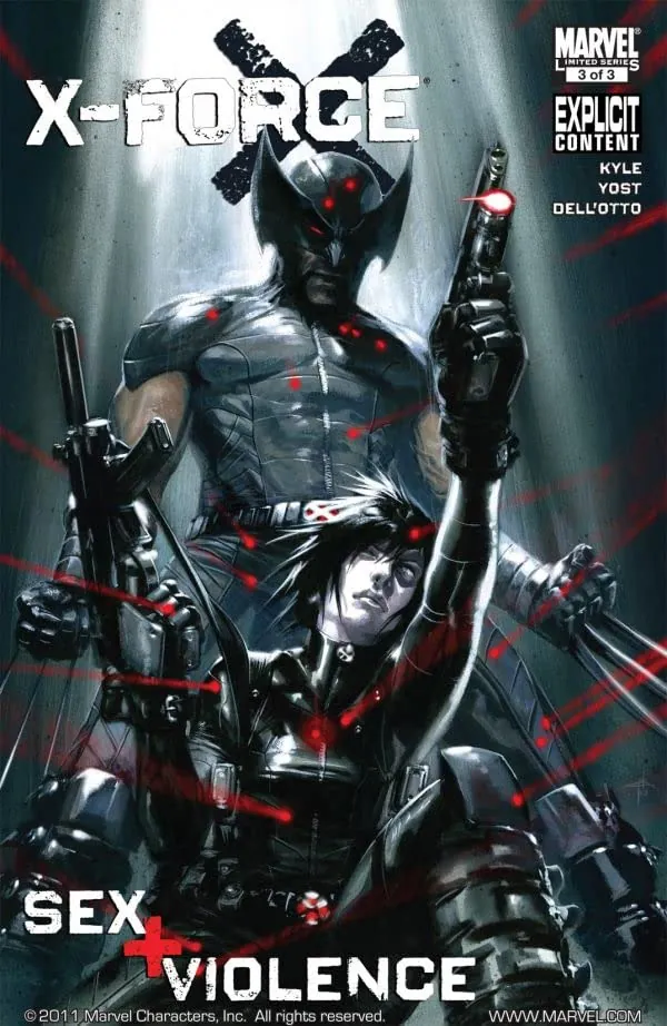 Cover of X-Force: Sex and Violence #3
