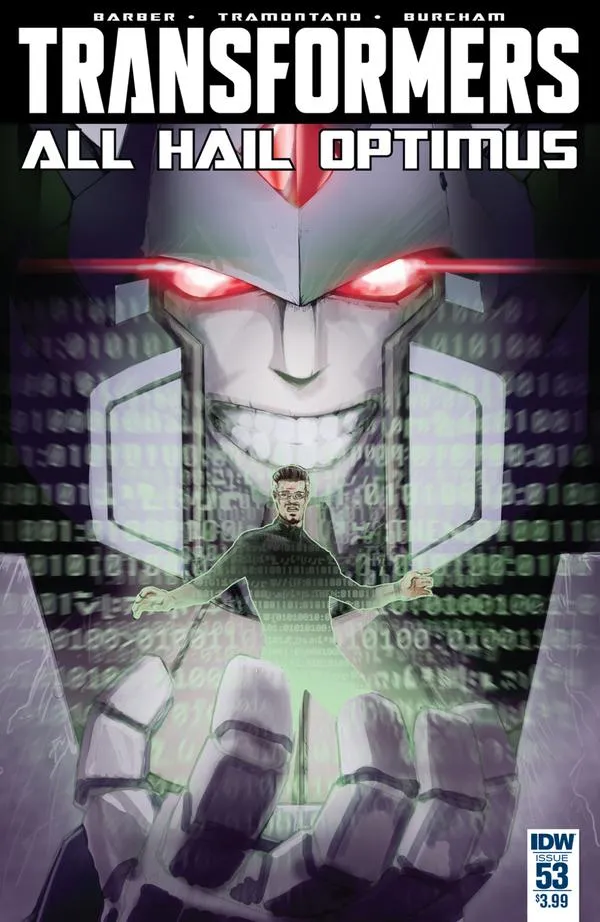 Cover of The Transformers #53