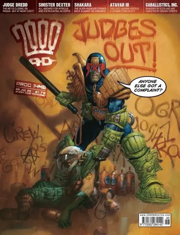 Cover of 2000 AD #1446