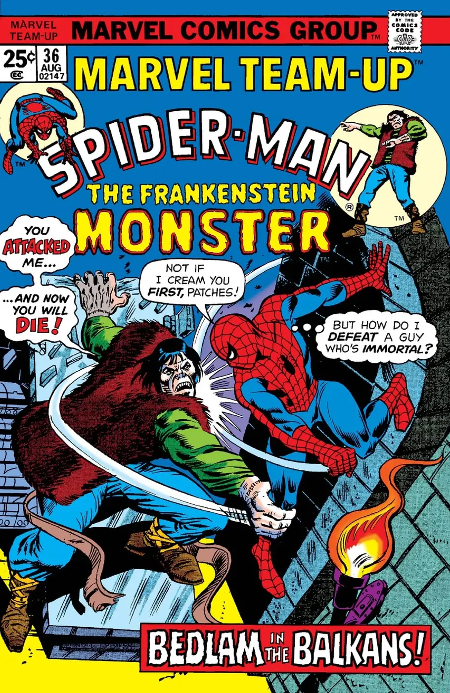 Cover of Marvel Team-Up #36