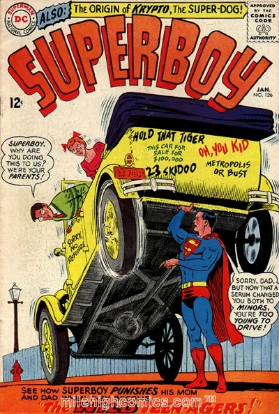 Cover of Superboy #126