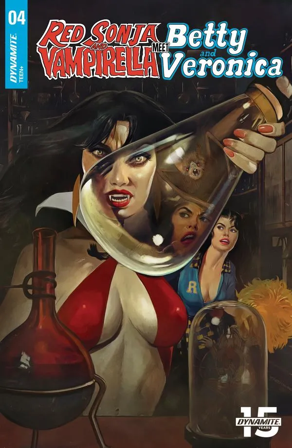 Cover of Red Sonja and Vampirella Meet Betty and Veronica #4